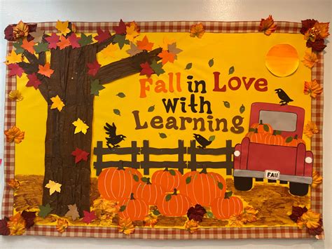 fall bulletin board decorations